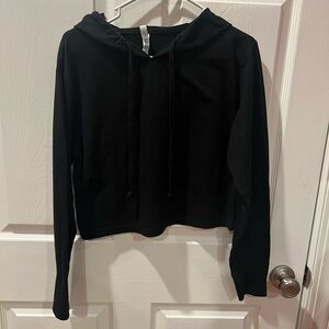 Black Women's Hoodie Top